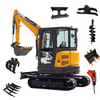 CV-40 3.5 Ton Small Diesel Excavator Is Used inside
