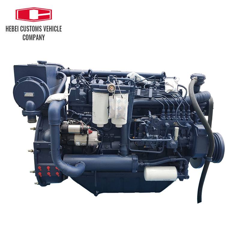 Weichai WP6C220-23 Marine Boat Diesel Engine Turbocharged Aftercooling Water Pump With Advance Gearbox for Boat 