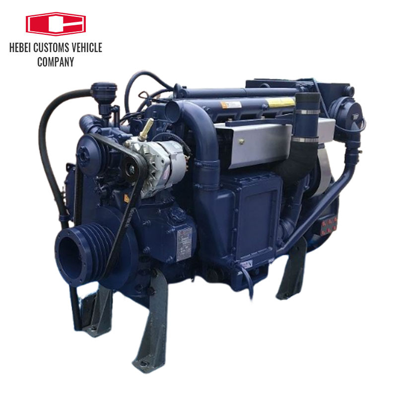Weichai WP6C142-18E220 Marine Boat Diesel Engine With Advance Gearbox for Boat Turbocharged Aftercooling water Pump