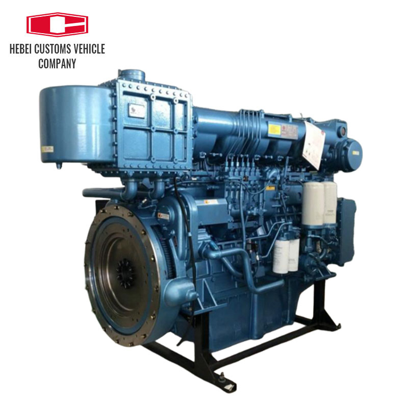 Marine Diesel Engine 6 Cylinders Water Cooled Engineering WHM6160C520-2 Machinery Marine Diesel Engine 