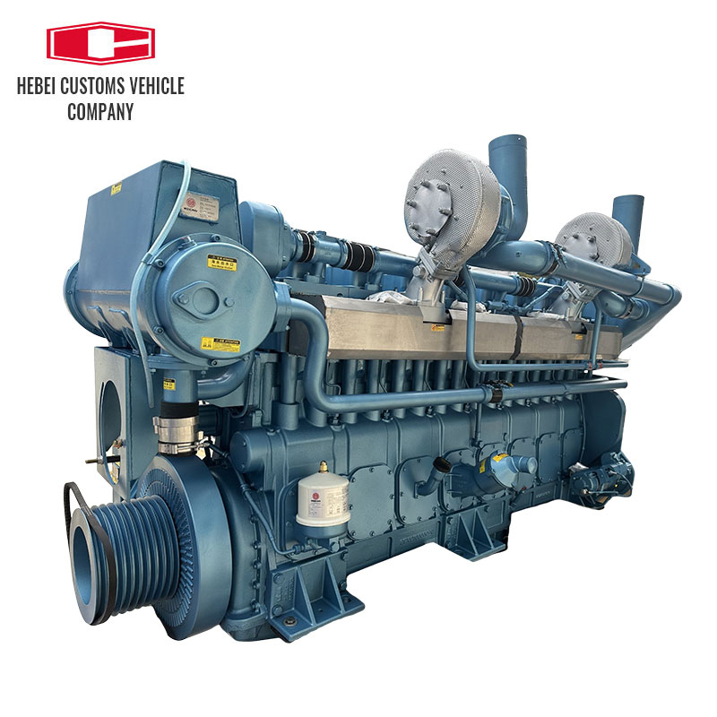  Quality Medium Weichai 8170ZC1000-5 1000hp/1500rpm Marine diesel Engine For Boats Water Cooling