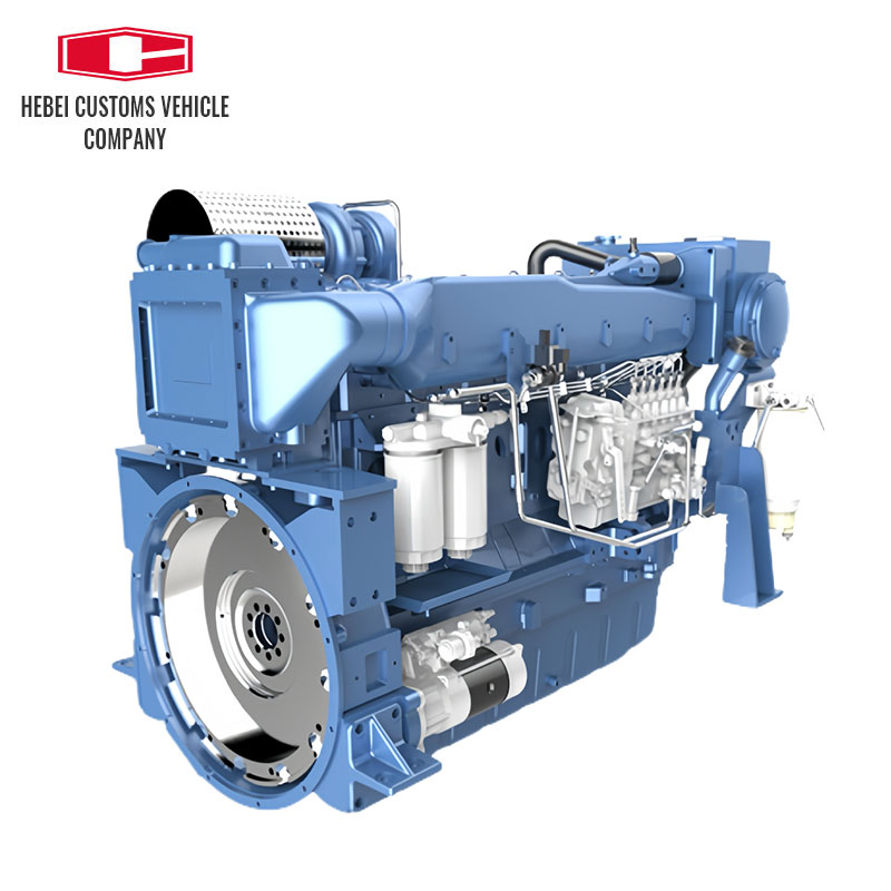 Weichai WP6C156-21 Marine Boat Diesel Engine With Advance Gearbox for Boat Turbocharged Aftercooling water Pump