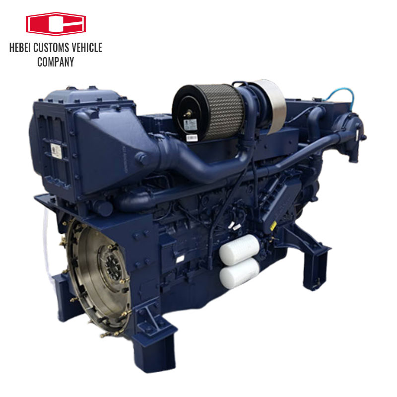  Marine Boat Diesel Engine WP12C400-18 6 Cylinders Water Cooled Engineering Water Cooled Diesel Engine for Fishing Boat