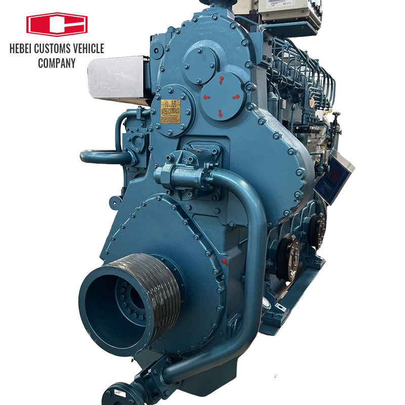 For Weichai CW6200ZC Water Cooled 450 Kw /750 rpm Marine diesel Engine For Boats Water Cooling Turbocharged Aftercooling