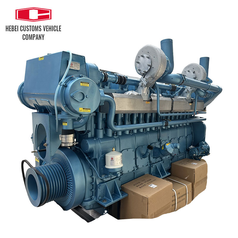  Quality Medium Weichai 8170ZC1000-5 1000hp/1500rpm Marine diesel Engine For Boats Water Cooling