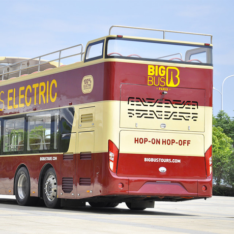 Large DDB 350KWH EV Bus 12m Bus