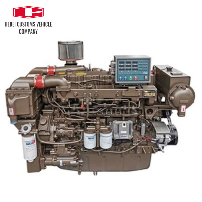 YC6M YC6MK Boat Drive Diesel Engine For Yuchai YC6M280-20 YC6M375-20 YC6MK400-40 turbocharged intercooled Engine