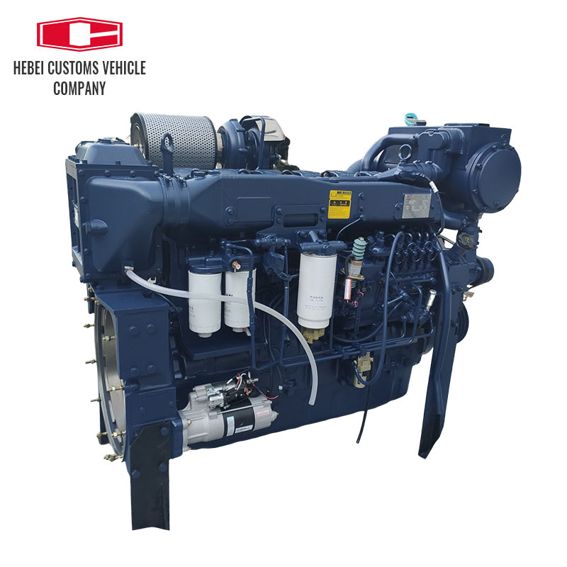 WD12 Series 6 Cylinder 4 Stroke Marine Boat Diesel Engine With Advance Gearbox Electric Start for Boat Water Cooled Marine Diesel Engine Exporter