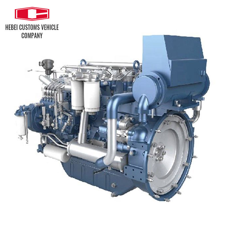 Weichai WP6C142-18E220 Marine Boat Diesel Engine With Advance Gearbox for Boat Turbocharged Aftercooling water Pump