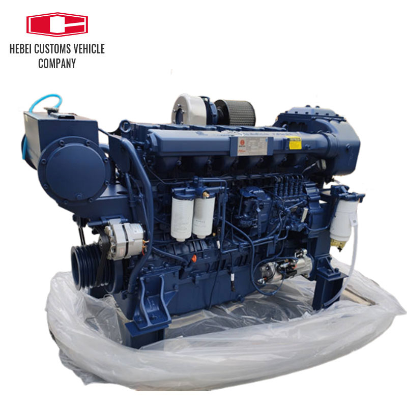  Marine Boat Diesel Engine WP12C400-18 6 Cylinders Water Cooled Engineering Water Cooled Diesel Engine for Fishing Boat