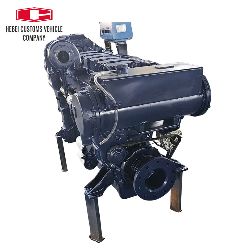  WD12C350-18 Marine Diesel Engine 6 Cylinders Water Cooled Engineering Machinery Marine Diesel Engine For Industrial Water Pump Boats