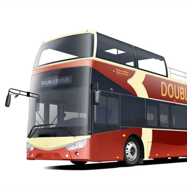 Large DDB 350KWH EV Bus 12m Bus