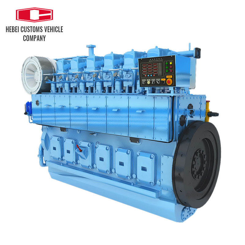 For Weichai CW6250ZLC-1N Water Cooled 1058 Kw /720 rpm Marine diesel Engine For Boats Water Cooling Turbocharged Aftercooling