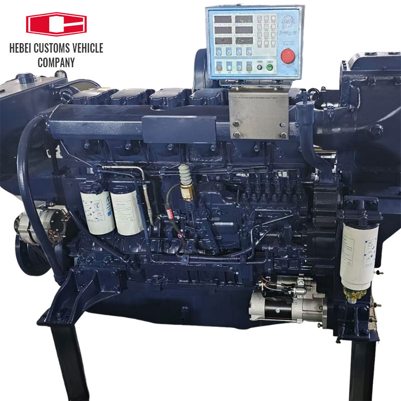  WD12C350-18 Marine Diesel Engine 6 Cylinders Water Cooled Engineering Machinery Marine Diesel Engine For Industrial Water Pump Boats