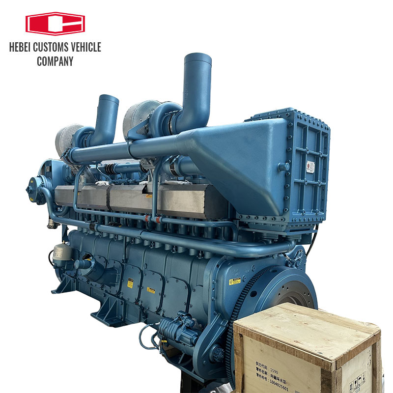  Quality Medium Weichai 8170ZC1000-5 1000hp/1500rpm Marine diesel Engine For Boats Water Cooling
