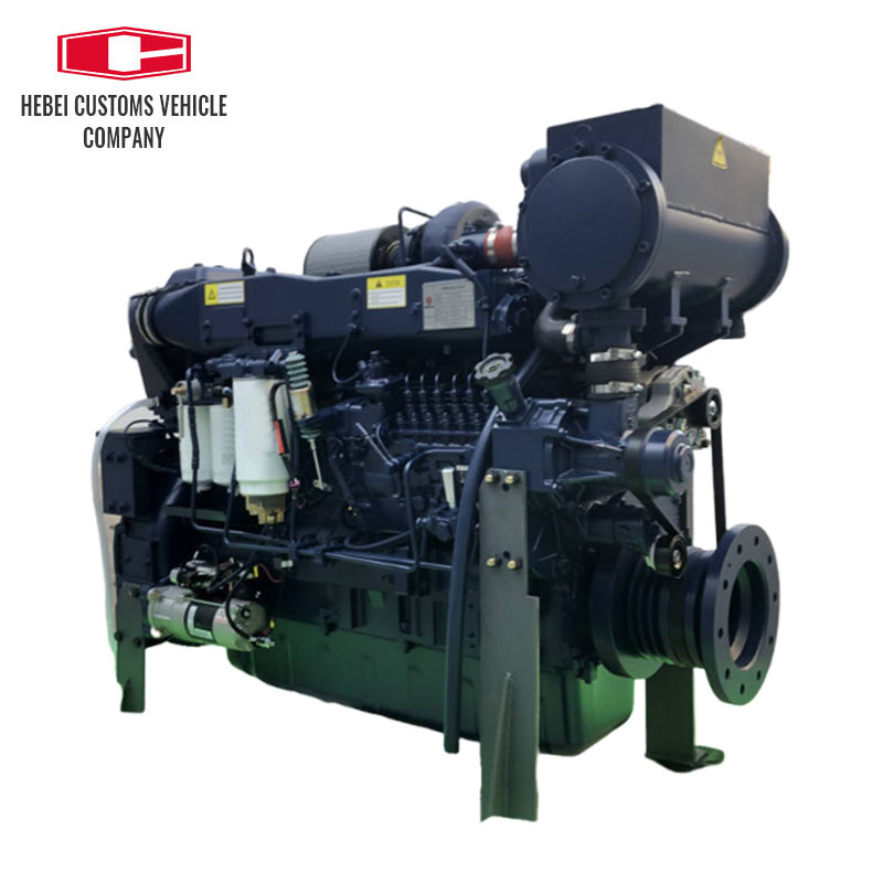 Marine Diesel Engine 6 Cylinders Water Cooled Engineering WD12C400-21 Machinery Marine Diesel Engine For Industrial Water Pump Boats