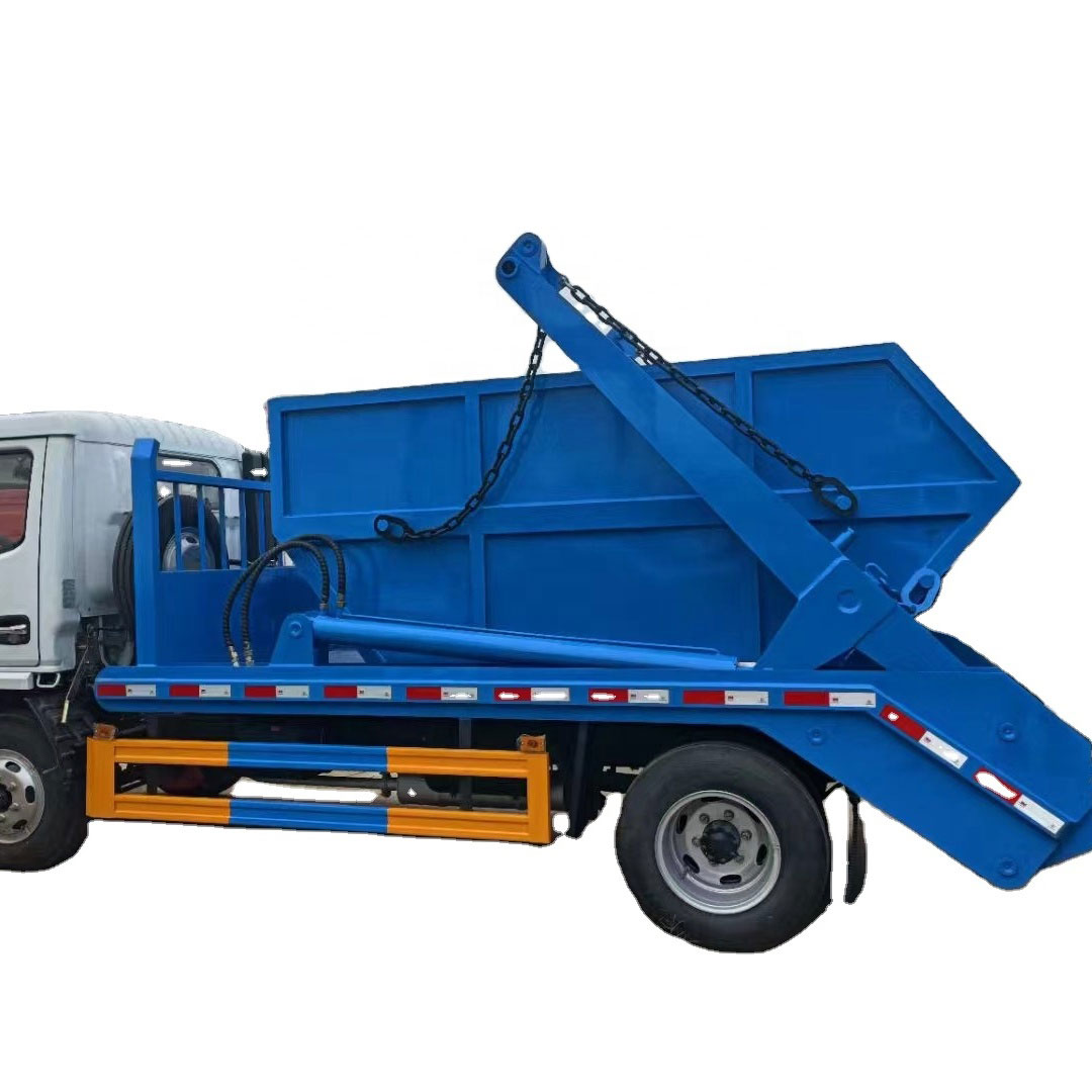 Swing Arm Side Hang Up Type Garbage Truck for Cleaning