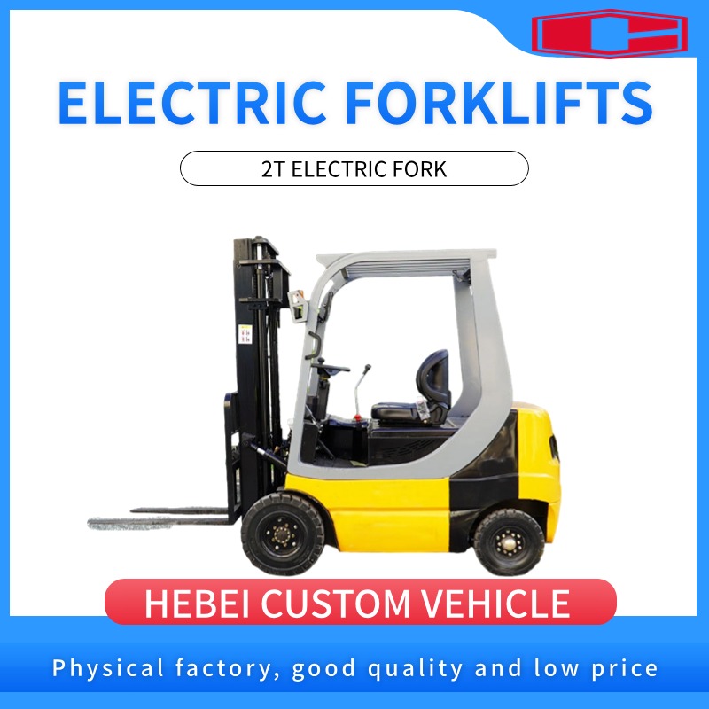 No Tailpipe Emissions High Efficiency 2T Electric Forklift for Warehouse