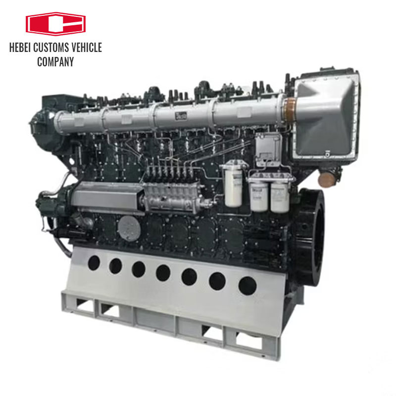 YC8CL Boat Drive Diesel Engine For Yuchai YC8CL1400L-C20 YC8CL1600L-C20 YC8CL1630L-C20 turbocharged intercooled Engine