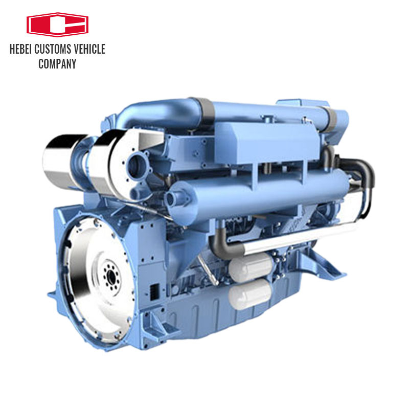 WP10 and WP12 Series 6 Cylinder 4 Stroke Marine Boat Diesel Engine With Advance Gearbox Electric Start for Boat Water Cooled Marine Diesel Engine Exporter