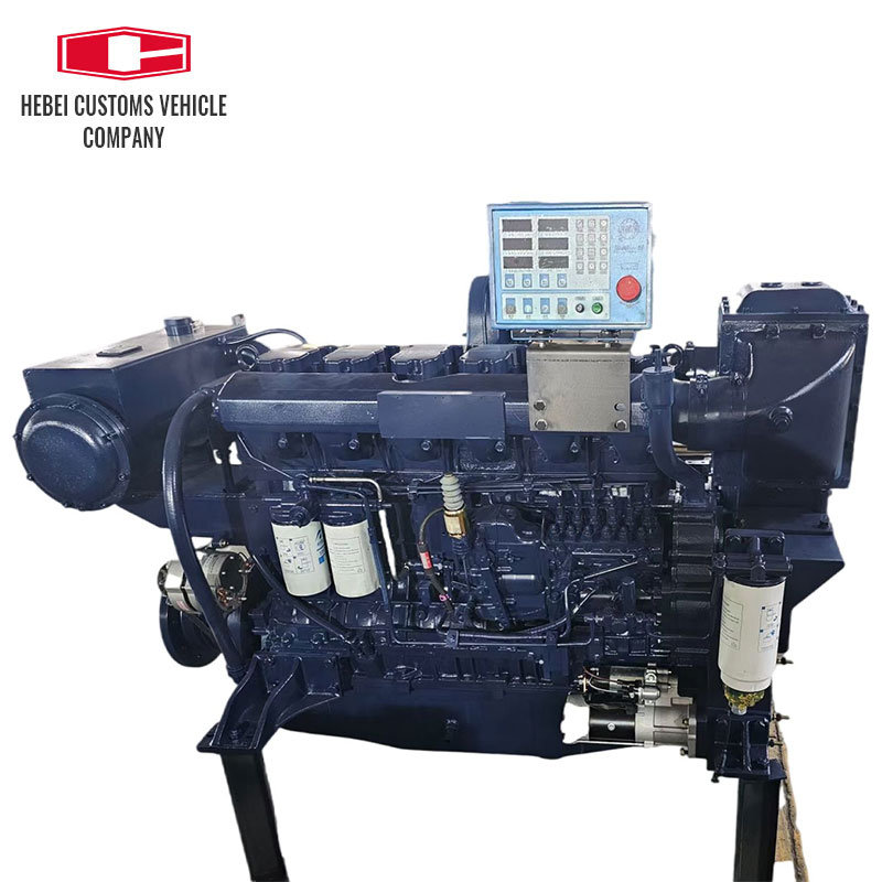  WD12C350-18 Marine Diesel Engine 6 Cylinders Water Cooled Engineering Machinery Marine Diesel Engine For Industrial Water Pump Boats