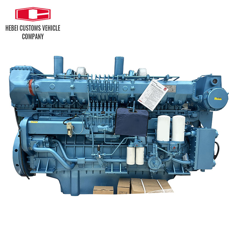  Quality Medium Weichai 8170ZC1000-5 1000hp/1500rpm Marine diesel Engine For Boats Water Cooling