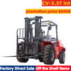 CV-3.5T Int Rugged Terrain Off-road Forklift with Cab