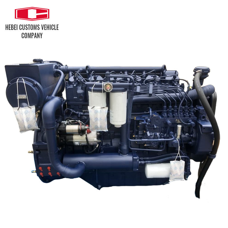 Weichai WP6C142-18E220 Marine Boat Diesel Engine With Advance Gearbox for Boat Turbocharged Aftercooling water Pump