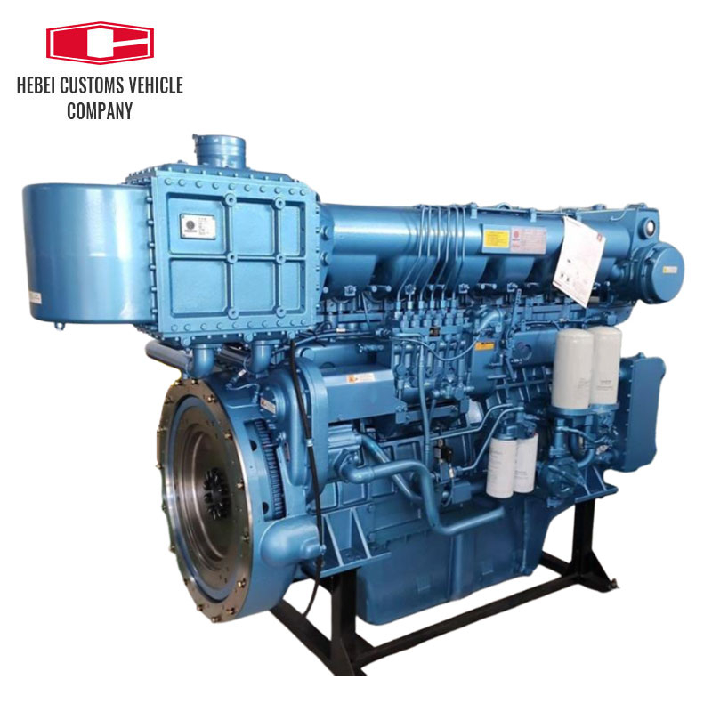 Marine Diesel Engine 6 Cylinders Water Cooled Engineering WHM6160C520-2 Machinery Marine Diesel Engine 