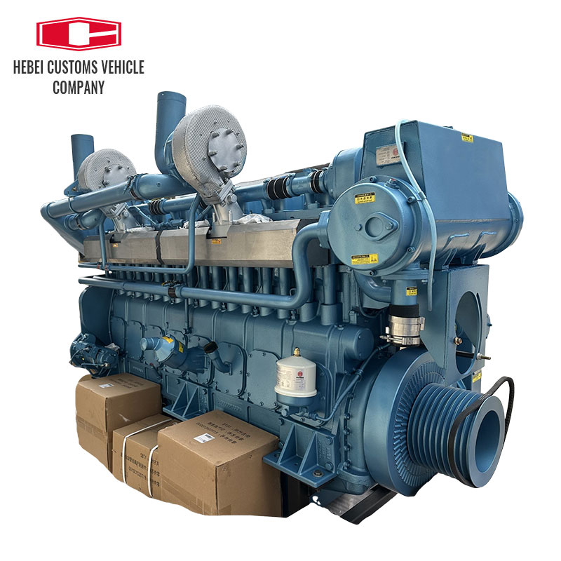  Quality Medium Weichai 8170ZC1000-5 1000hp/1500rpm Marine diesel Engine For Boats Water Cooling