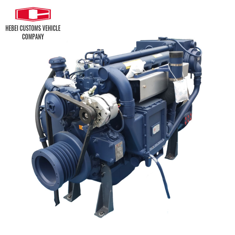 Weichai WP6C220-23 Marine Boat Diesel Engine Turbocharged Aftercooling Water Pump With Advance Gearbox for Boat 