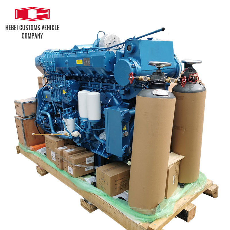 X6170ZC580-3 Marine Boat Diesel Engine With Advance Gearbox for Boat Motor Water Cooled Marine Diesel Engine Exporter