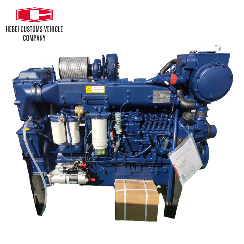 Marine Diesel Engine 6 Cylinders Water Cooled Engineering WD12C400-21 Machinery Marine Diesel Engine For Industrial Water Pump Boats
