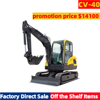 CV-40 3.5 Ton Small Diesel Excavator Is Used inside