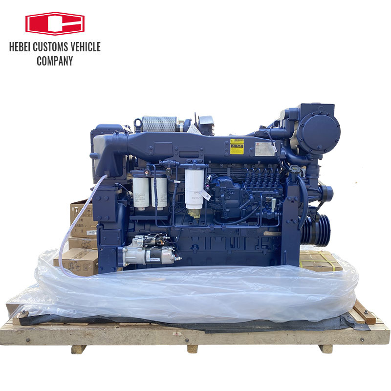 WD12 Series 6 Cylinder 4 Stroke Marine Boat Diesel Engine With Advance Gearbox Electric Start for Boat Water Cooled Marine Diesel Engine Exporter