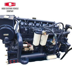 Weichai WP6C142-18E220 Marine Boat Diesel Engine With Advance Gearbox for Boat Turbocharged Aftercooling water Pump