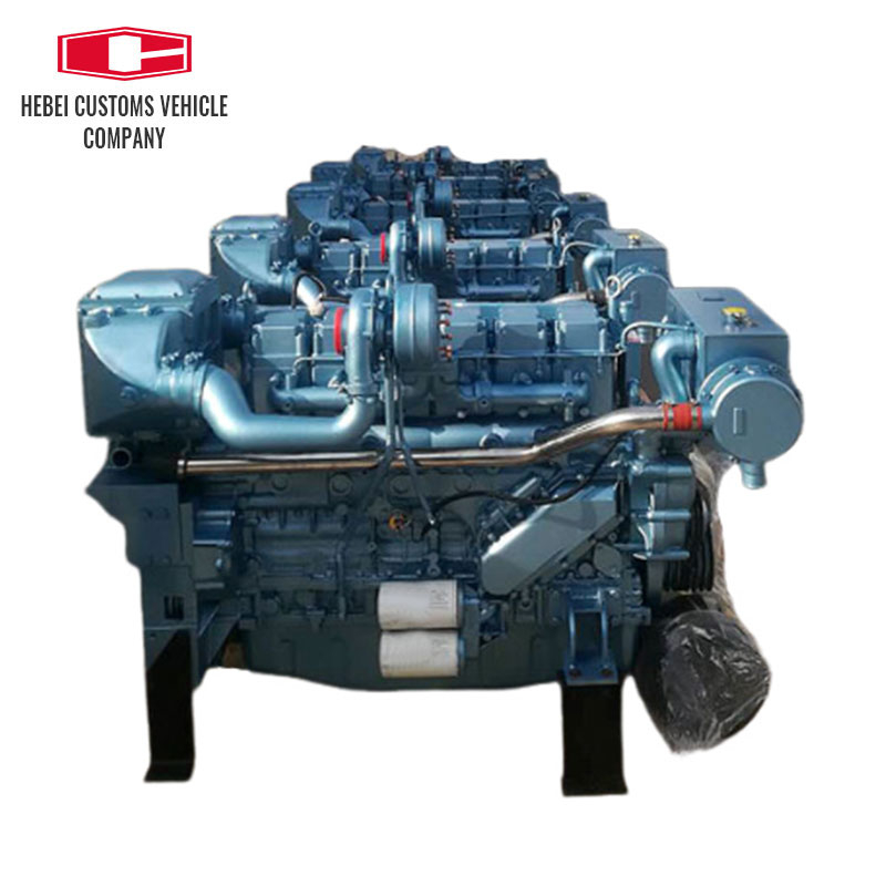  WP12 Series Marine diesel Engine 258-405kW 6 Cylinders Water Cooled Engineering Water Cooled Diesel Engine for Fishing Boat
