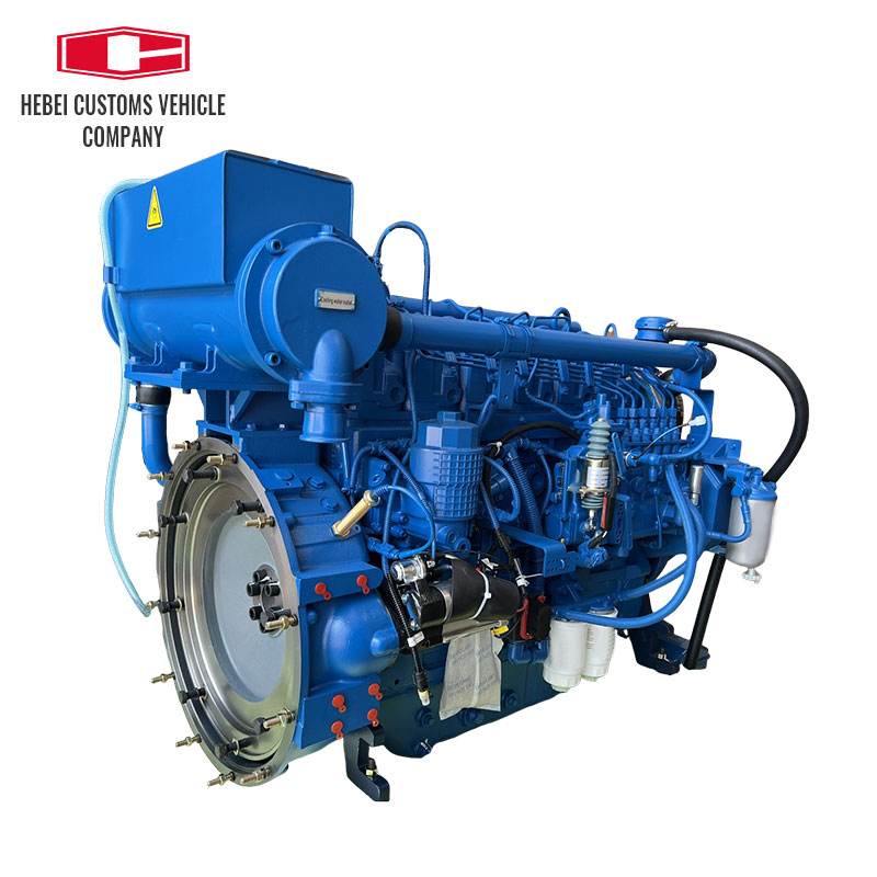 WP6C250-25 Marine Boat Diesel Engine Turbocharged Aftercooling Water Pump Boat Motor 4 Strojes 6 Cylinders