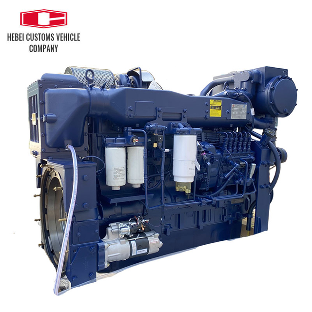 WD12C375-21 375hp 2100rpm Air Cooled Marine Diesel Engine Small Air Cooled Boat Engine Industrial Water Pump Boats